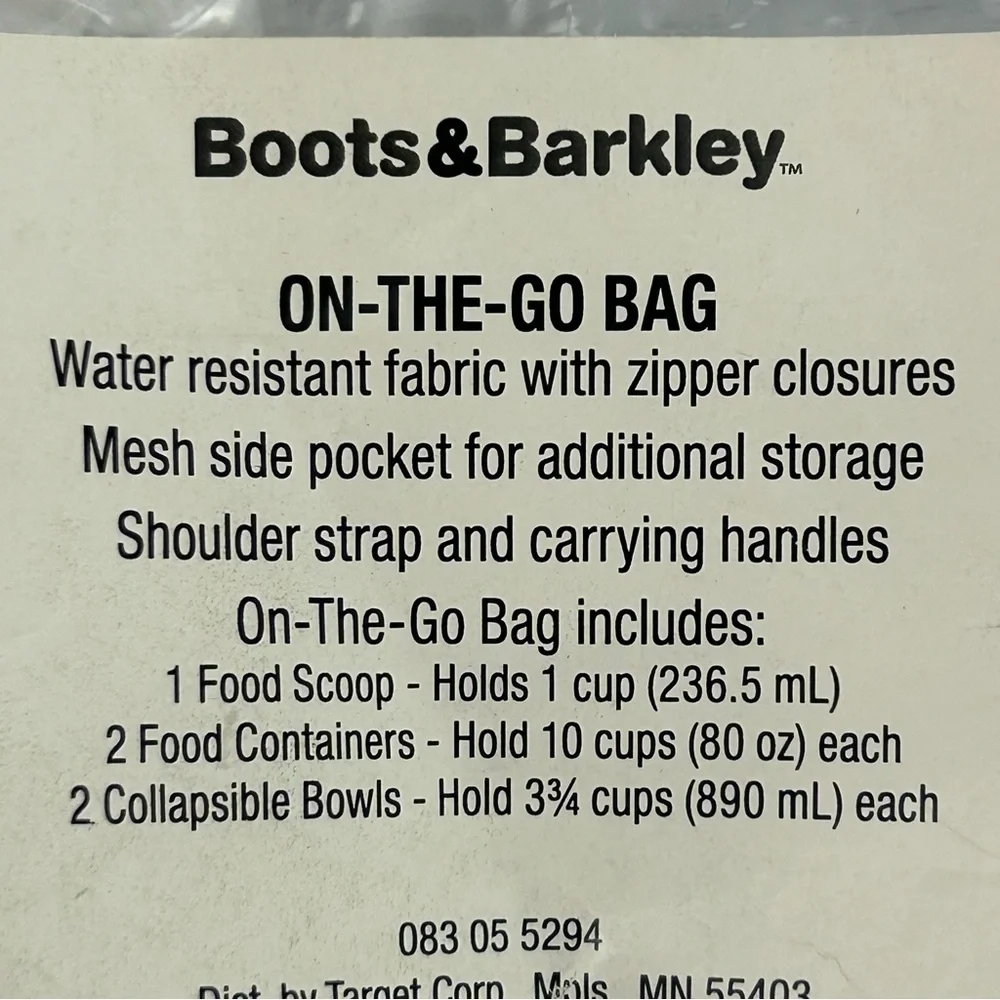 On the Go Pet Travel Bag - Gray - Boots & Barkley™